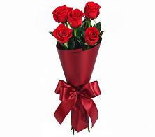 Букет 5 Красных роз Эдлесс Лав в Пограничный