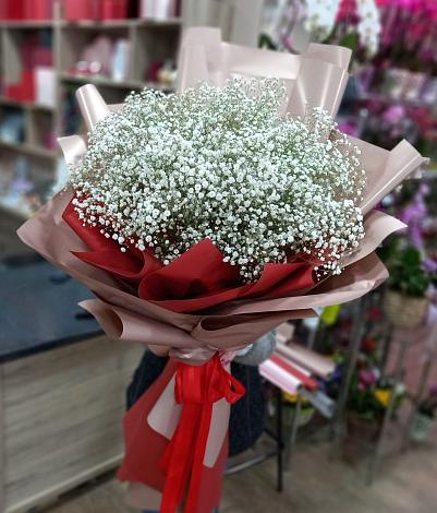 Букет цветов из: Гипсофила в Пограничный