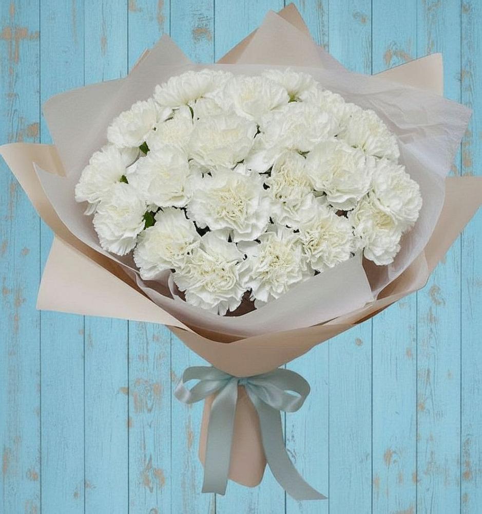 Букет цветов из: Гвоздики в Пограничный