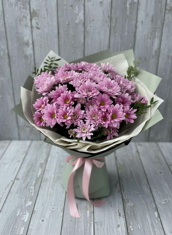 Букет цветов из: Хризантемы в Пограничный