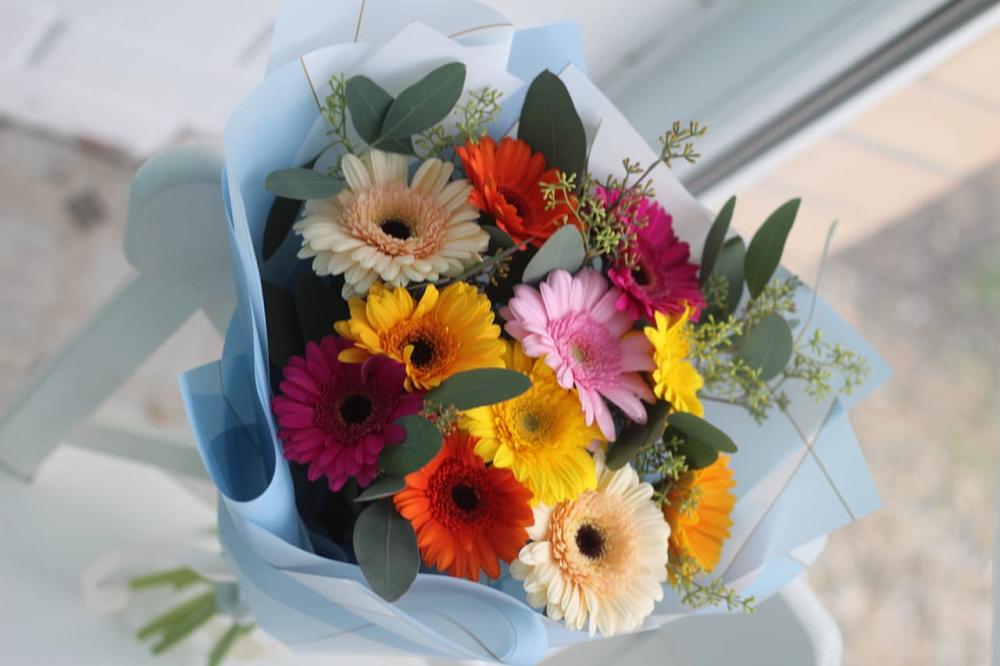 Букет цветов из: Герберы в Пограничный