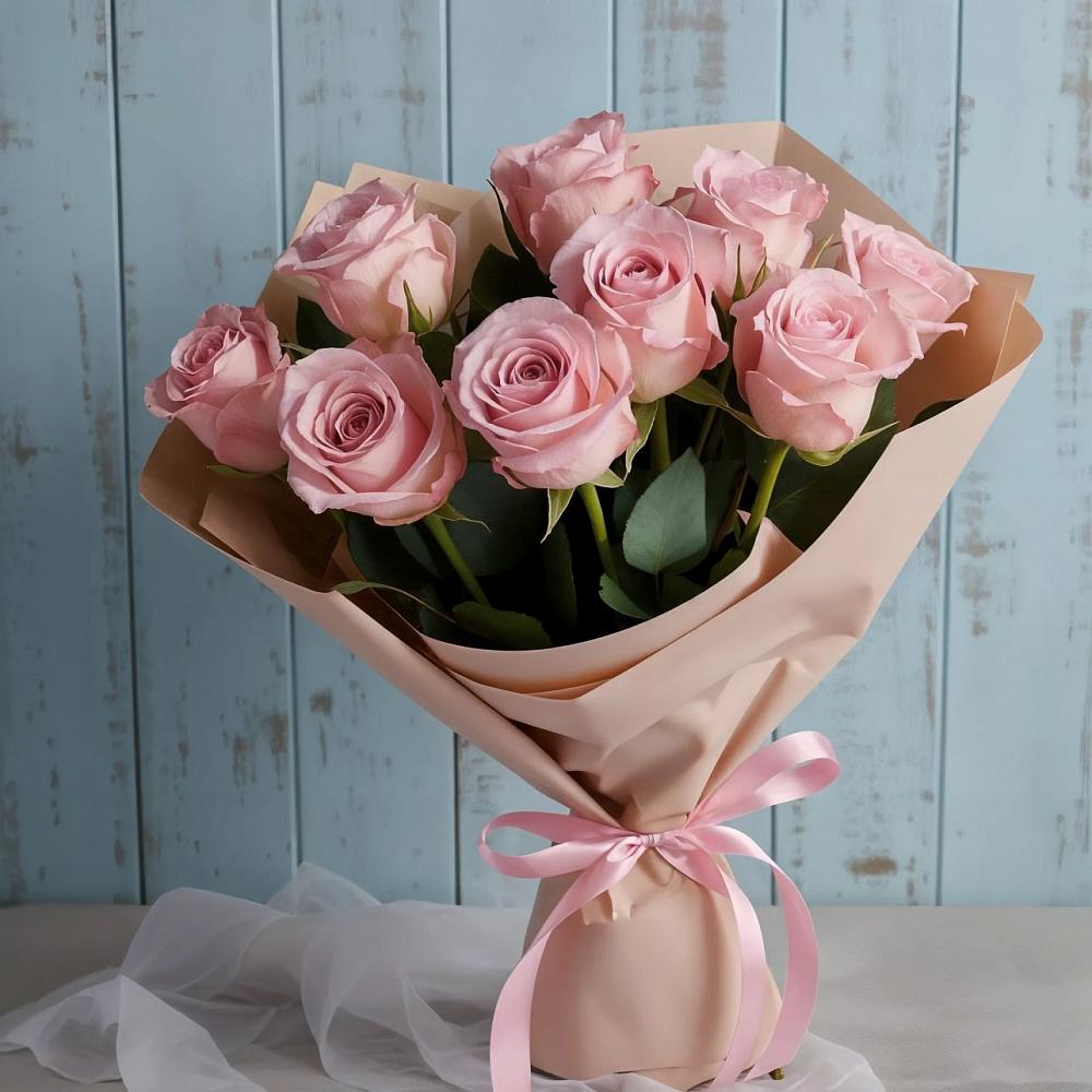 Букет цветов из: Розы в Пограничный