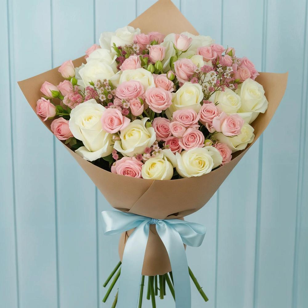 Букет цветов из: Розы в Пограничный