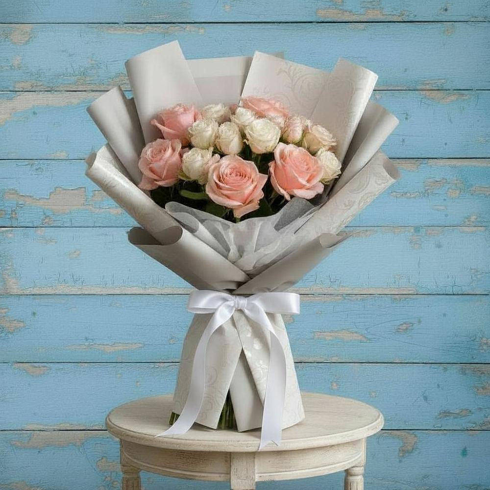 Букет цветов из: Розы в Пограничный