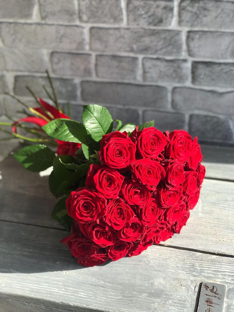 Букет Красные розы Фридом в Пограничный