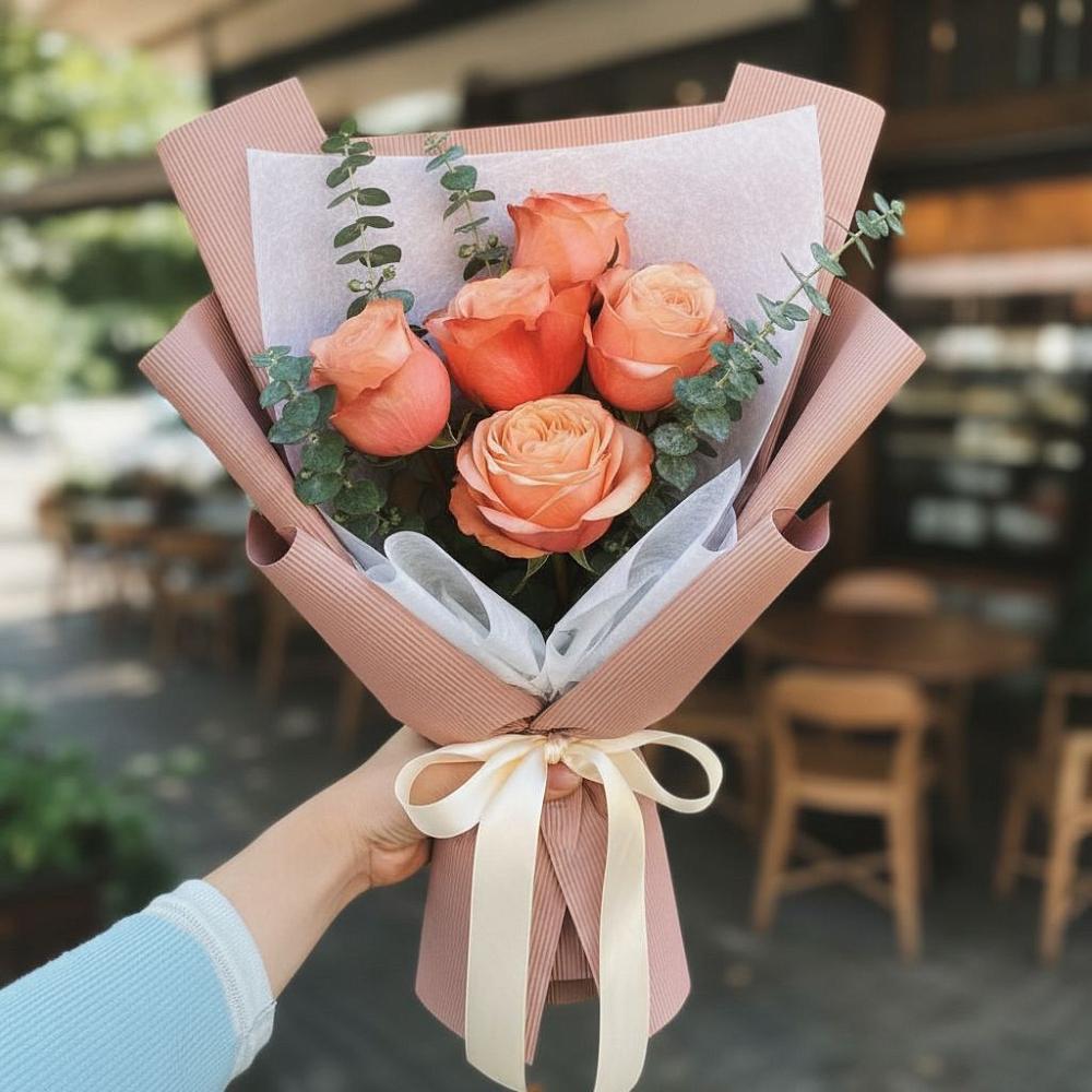 Букет цветов из: Розы в Пограничный