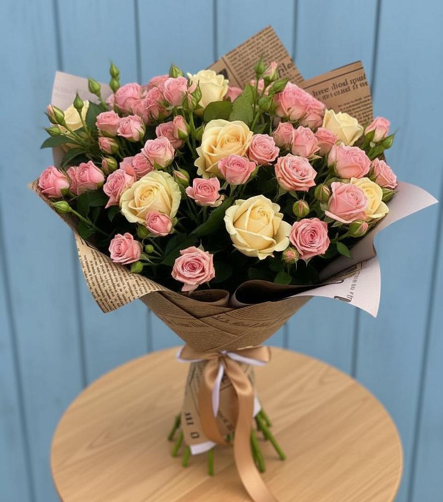 Букет цветов из: Розы в Пограничный