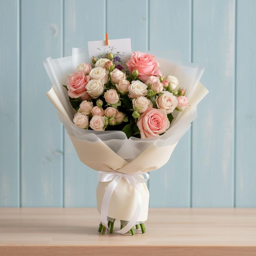 Букет цветов из: Розы в Пограничный