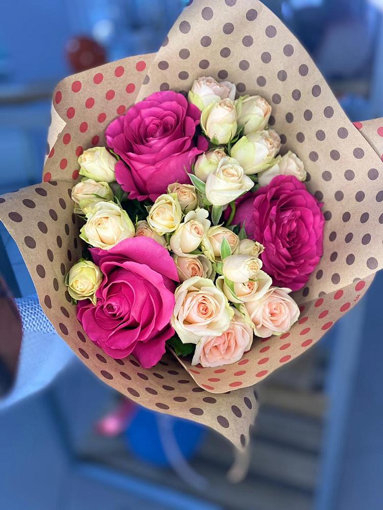 Букет цветов из: Розы в Пограничный