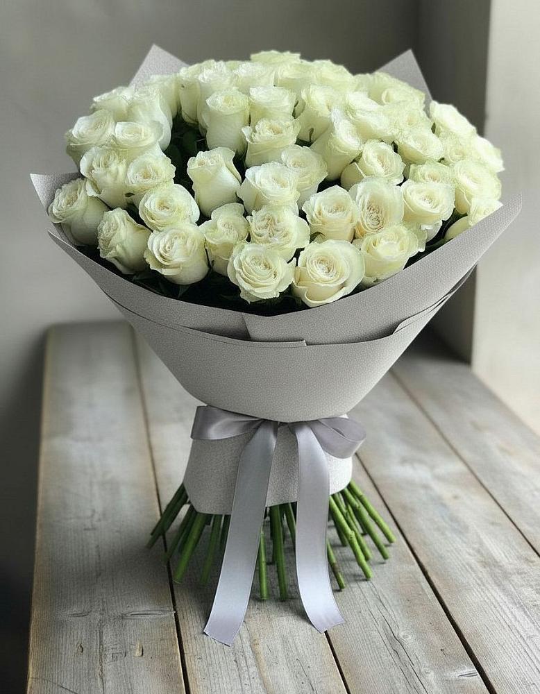 Букет 35 Белых роз в Пограничный
