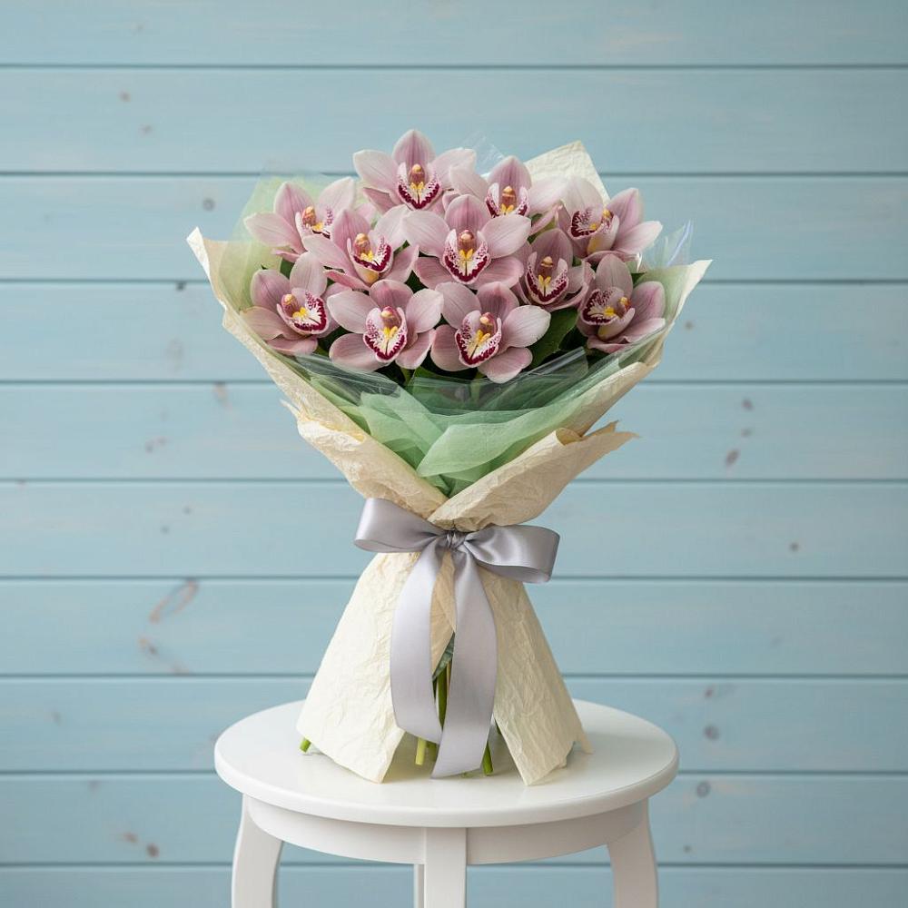 Букет цветов из: Орхидеи и Розы в Пограничный