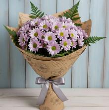 Букет цветов из:  Хризантемы в Пограничный