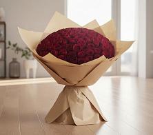 Букет 101 Красная роза #REPLACE_PRED# Пограничный