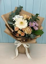 Букет цветов из:  Герберы и Хризантемы в Пограничный