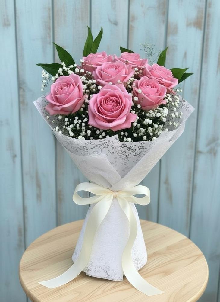 Букет цветов из: Розы в Пограничный