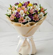 Букет цветов из:  Альстромерии #REPLACE_PRED# Пограничный