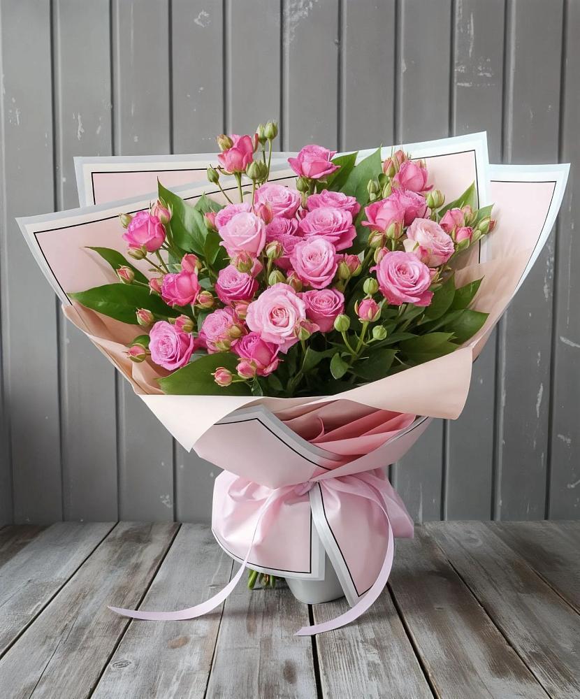 Букет Розовый кустик в Пограничный