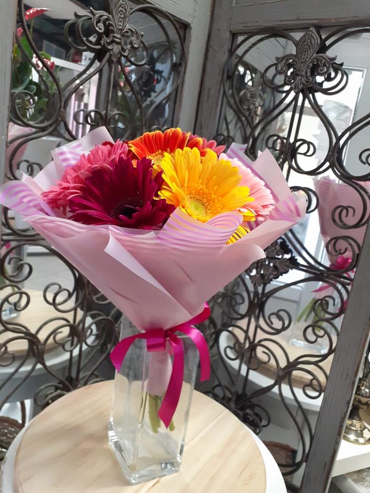 Букет цветов из: Герберы в Пограничный