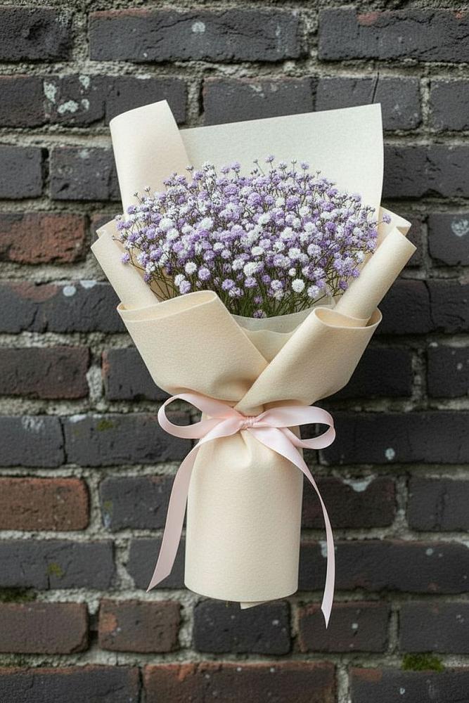 Букет цветов из: Гипсофила в Пограничный