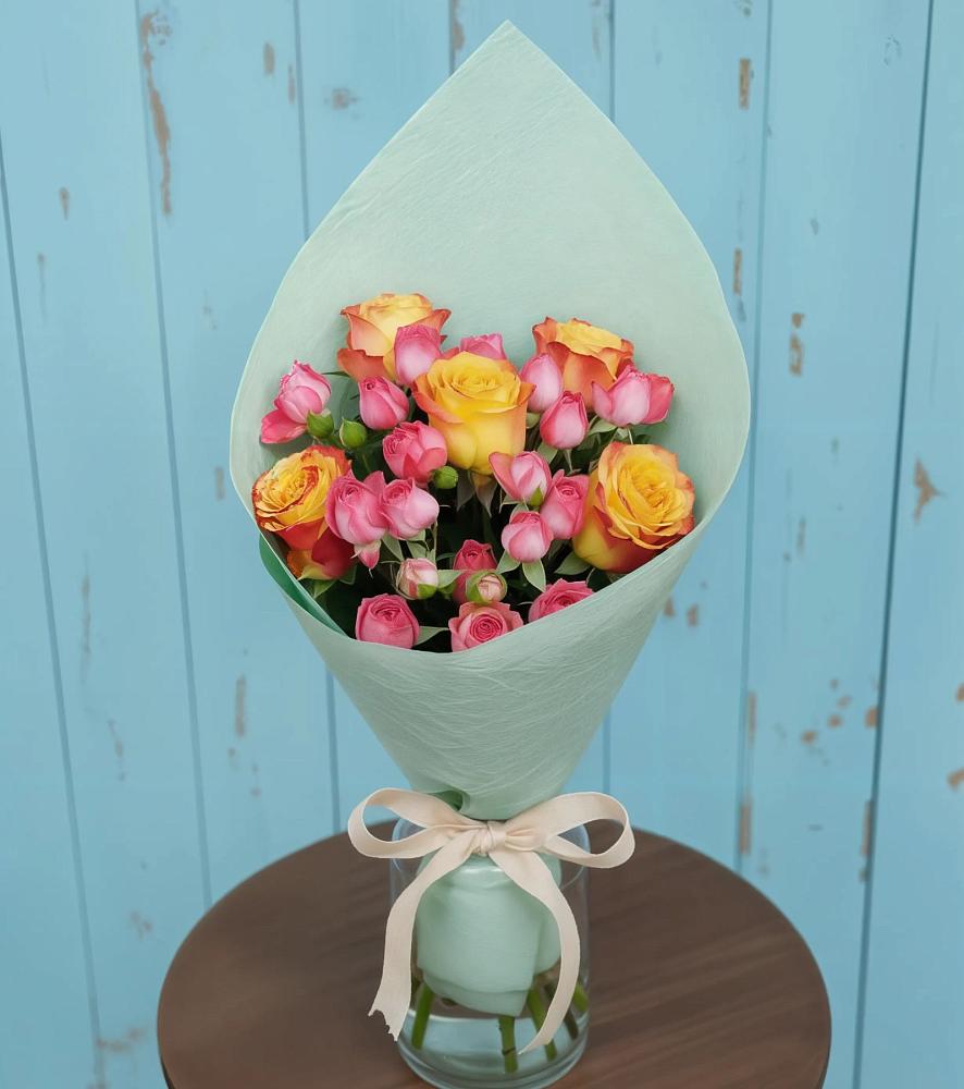 Букет цветов из: Розы в Пограничный