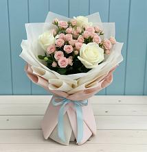 Букет цветов из:  Розы в Пограничный