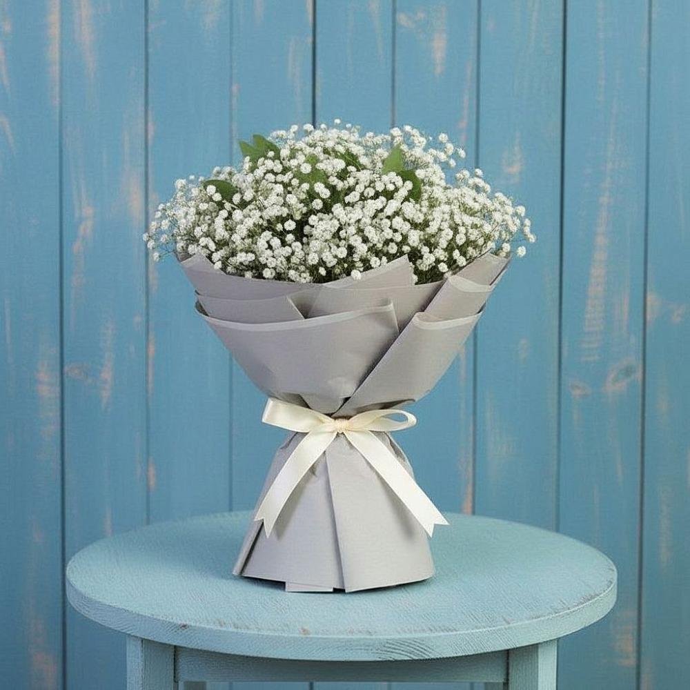 Букет цветов из: Гипсофила в Пограничный