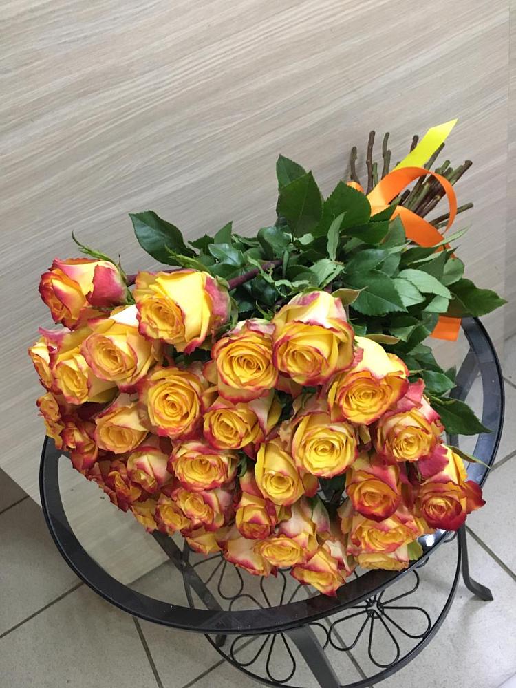 Букет Желтые розы в Пограничный