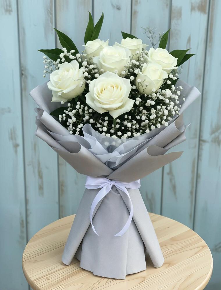 Букет цветов из: Розы в Пограничный