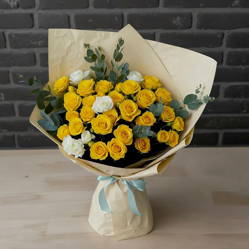 Букет цветов из: Розы в Пограничный