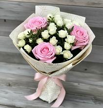 Букет цветов из:  Розы в Пограничный
