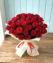 Букет 29 Красных роз в Пограничный