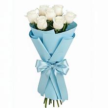 Букет 7 белых роз Проуд #REPLACE_PRED# Пограничный