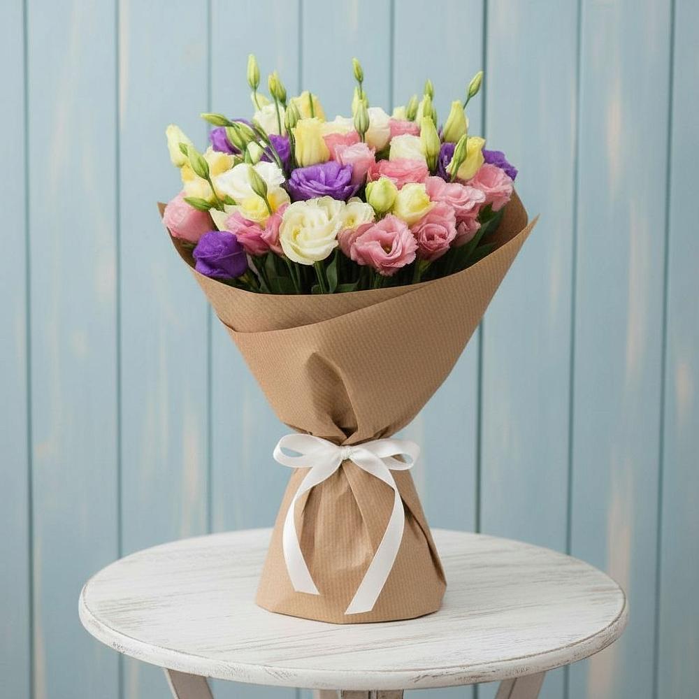 Букет цветов из: Лизиантусы в Пограничный