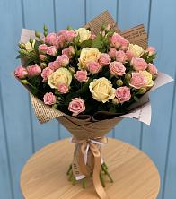 Букет цветов из:  Розы в Пограничный