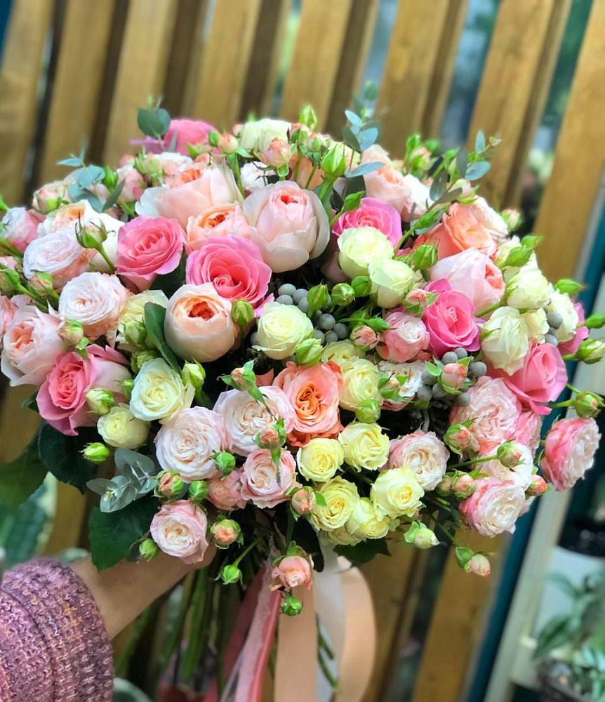 Букет цветов из: Розы в Пограничный