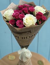Букет цветов из:  Розы в Пограничный