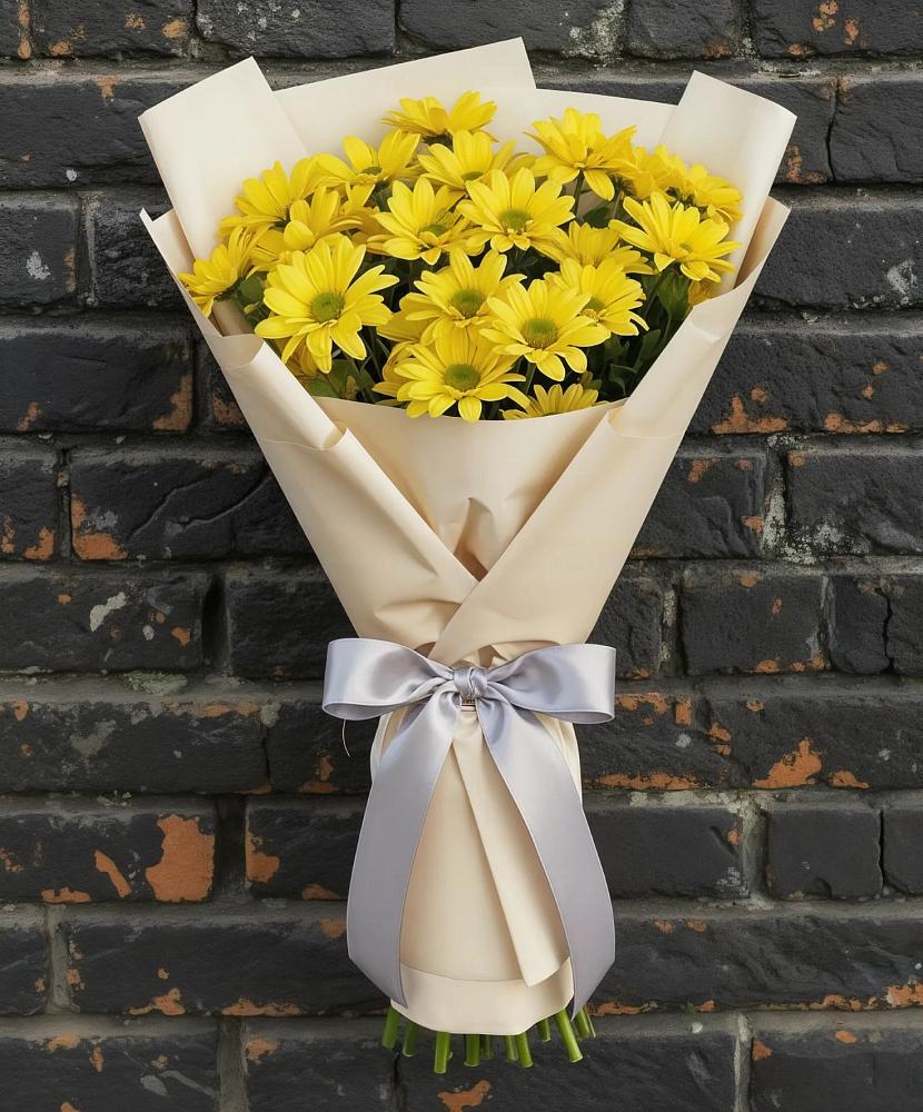 Букет цветов из: Хризантемы в Пограничный