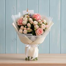 Букет цветов из:  Розы в Пограничный