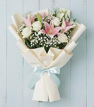 Букет цветов из:  Лилии в Пограничный