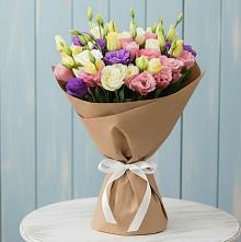 Букет цветов из:  Лизиантусы в Пограничный