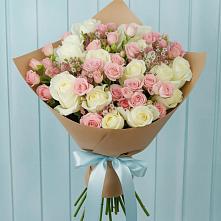 Букет цветов из:  Розы в Пограничный