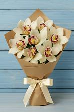 Букет цветов из:  Орхидеи и Розы в Пограничный